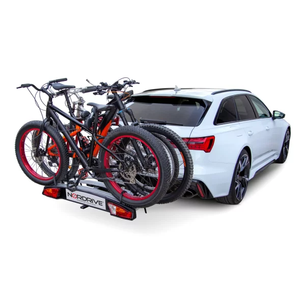 Wave 3, suport pentru biciclete cu fixare pe carligul de remorcare - 3 biciclete