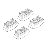 Kit de montaj pentru bare Alumia, Quadra, Silenzio C124 - Bmw