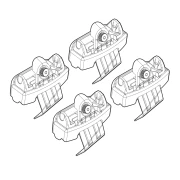 Kit de montaj pentru bare Alumia, Quadra, Silenzio C126 - Volvo