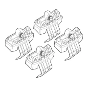 Kit de montaj pentru bare Alumia, Quadra, Silenzio C128 - Citroen