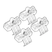 Kit de montaj pentru bare Alumia, Quadra, Silenzio C131 - Nissan