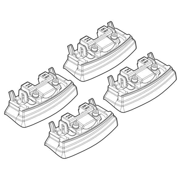 Kit de montaj pentru bare Alumia, Quadra, Silenzio C137 - Renault