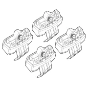 Kit de montaj pentru bare Alumia, Quadra, Silenzio C138 - Audi