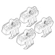 Kit de montaj pentru bare Alumia, Quadra, Silenzio C143 - Seat