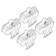 Kit de montaj pentru bare Alumia, Quadra, Silenzio C146 - Hyundai