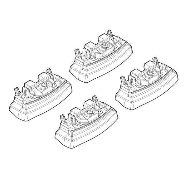 Kit de montaj pentru bare Alumia, Quadra, Silenzio C152 - Mazda