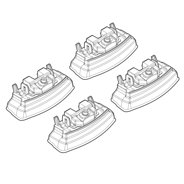 Kit de montaj pentru bare Alumia, Quadra, Silenzio C153 - Mazda