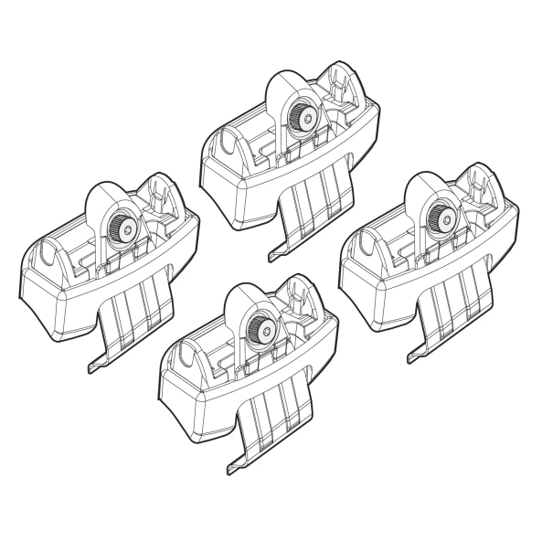 Kit de montaj pentru bare Alumia, Quadra, Silenzio C161 - Toyota
