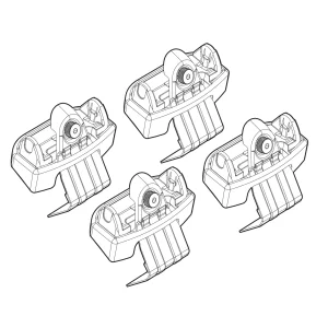 Kit de montaj pentru bare Alumia, Quadra, Silenzio C166 - Kia