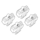 Kit de montaj pentru bare Alumia, Quadra, Silenzio C167 - Kia