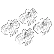 Kit de montaj pentru bare Alumia, Quadra, Silenzio C169 - Citroen, Peugeot, Toyota
