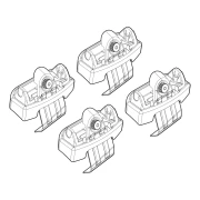Kit de montaj pentru bare Alumia, Quadra, Silenzio C171 - Fiat