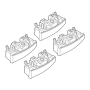 Kit de montaj pentru bare Alumia, Quadra, Silenzio C175 - Bmw