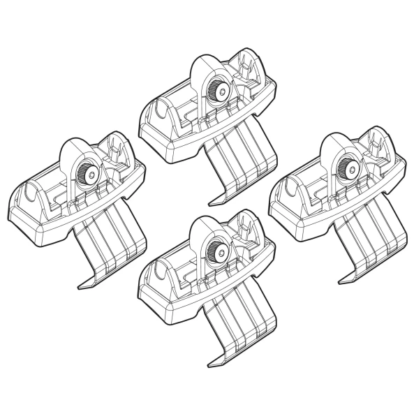 Kit de montaj pentru bare Alumia, Quadra, Silenzio C191 - Land Rover