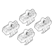 Kit de montaj pentru bare Alumia, Quadra, Silenzio C205 - Seat