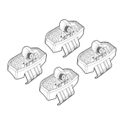 Kit de montaj pentru bare Alumia, Quadra, Silenzio C209 - Nissan