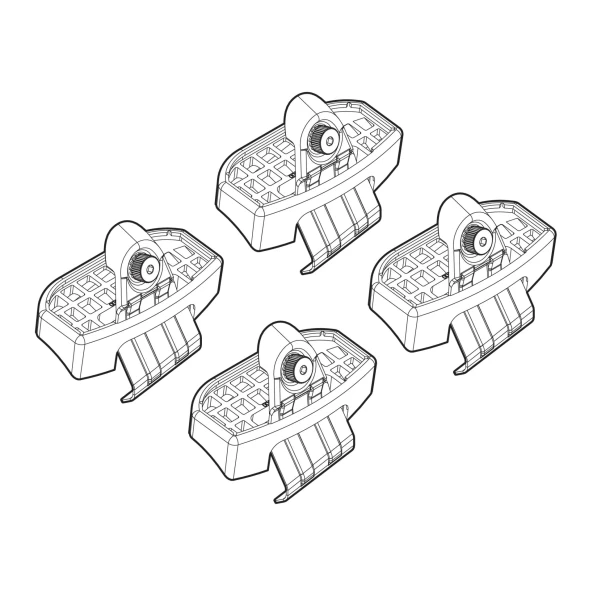 Kit de montaj pentru bare Alumia, Quadra, Silenzio C209 - Nissan