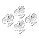 Kit de montaj pentru bare Alumia, Quadra, Silenzio C223 - Ford