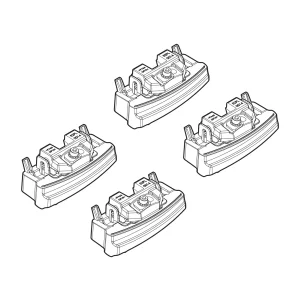 Kit de montaj pentru bare Alumia, Quadra, Silenzio C230 - Bmw