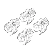 Kit de montaj pentru bare Alumia, Quadra, Silenzio C233 - Bmw