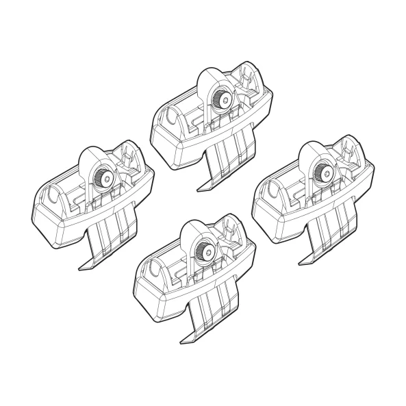 Kit de montaj pentru bare Alumia, Quadra, Silenzio C233 - Bmw