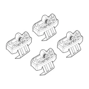 Kit de montaj pentru bare Alumia, Quadra, Silenzio C235 - Mitsubishi, Renault