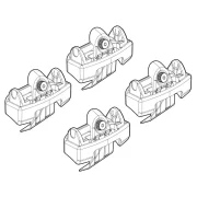 Kit de montaj pentru bare Alumia, Quadra, Silenzio C237 - Cupra, Seat