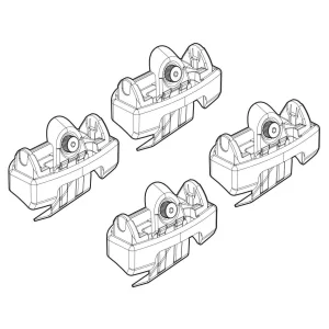 Kit de montaj pentru bare Alumia, Quadra, Silenzio C237 - Cupra, Seat