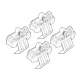 Kit de montaj pentru bare Alumia, Quadra, Silenzio C239 - Mitsubishi, Renault