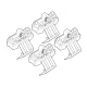 Kit de montaj pentru bare Alumia, Quadra, Silenzio C240 - Opel