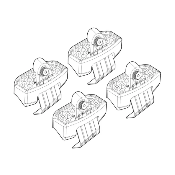 Kit de montaj pentru bare Alumia, Quadra, Silenzio C241 - Mazda