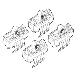 Kit de montaj pentru bare Alumia, Quadra, Silenzio C244 - Ford
