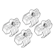 Kit de montaj pentru bare Alumia, Quadra, Silenzio C246 - Skoda