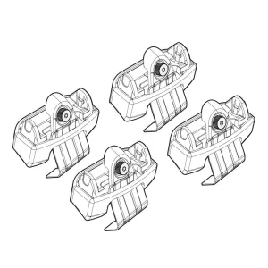 Kit de montaj pentru bare Alumia, Quadra, Silenzio C246 - Skoda