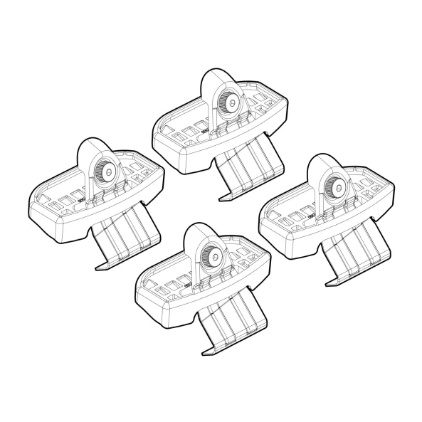 Kit de montaj pentru bare Alumia, Quadra, Silenzio C251 - Honda