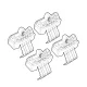 Kit de montaj pentru bare Alumia, Quadra, Silenzio C252 - Abarth, Alfa Romeo, Fiat, Jeep