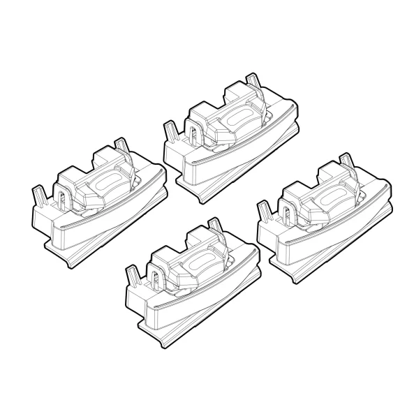 Kit de montaj pentru bare Alumia, Quadra, Silenzio C257 - Subaru, Toyota