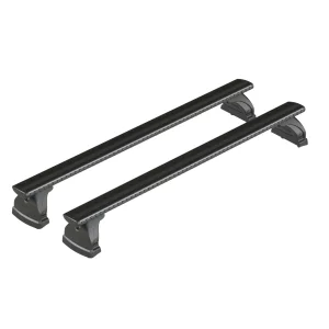 Silenzio Black, set complet de bare portbagaj din aluminiu - S - Evos LP - C236