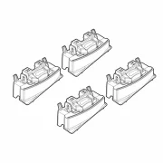 Kit de montaj pentru bare Alumia, Quadra, Silenzio C269 - Toyota