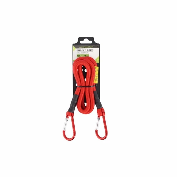 Cordon cauciucat cu carabiniere, Ø10mm - 120cm