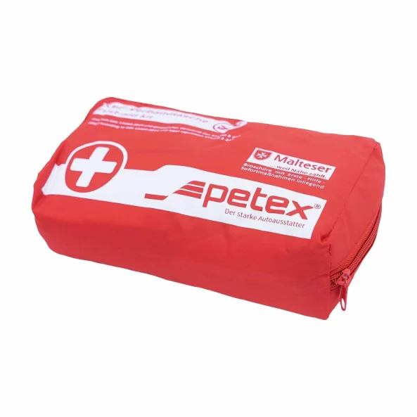 Trusa sanitara auto borseta Petex, in conformitate cu DIN 13164