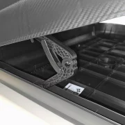 Gran-Pree, cutie portbagaj din polipropilena 400 l - Carbon negru