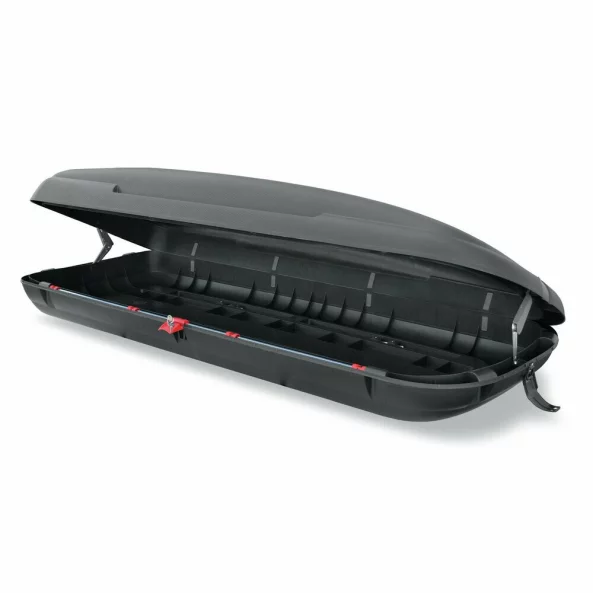 Gran-Pree, cutie portbagaj din polipropilena 480 l - Carbon negru