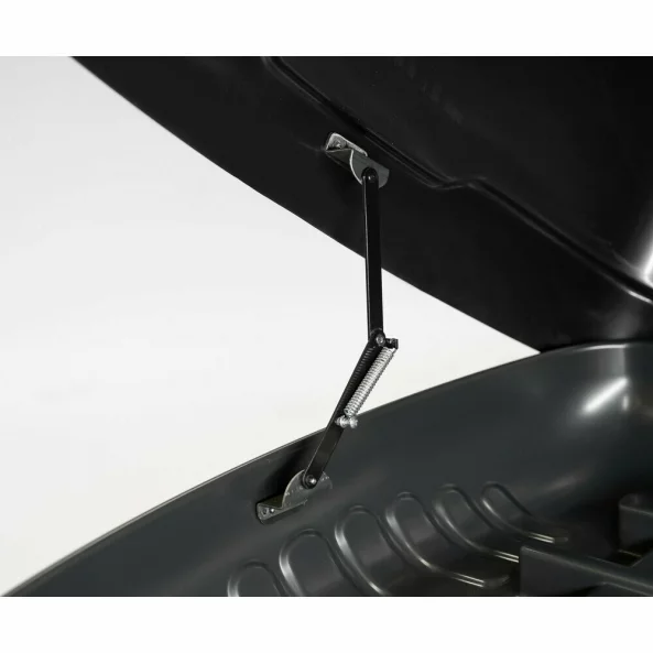 Box 480, cutie portbagaj ABS, 480 l – Negru embosat