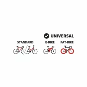 Prelata 3-4 biciclete, pentru suport bicicleta cu fixare pe carligul de remorcare - 190x50x130 cm