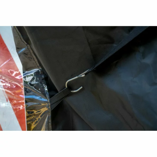 Prelata 3-4 biciclete, pentru suport bicicleta cu fixare pe carligul de remorcare - 190x50x130 cm
