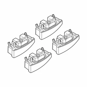 Kit de montaj pentru bare Alumia, Quadra, Silenzio C109 - Fiat