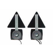 Set lampi stop LED cu magnet si cablu 7,5m 12V cu catadioptri triunghiulari, 2buc Amio