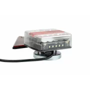Set lampi stop LED cu magnet si cablu 7,5m 12V cu catadioptri triunghiulari, 2buc Amio