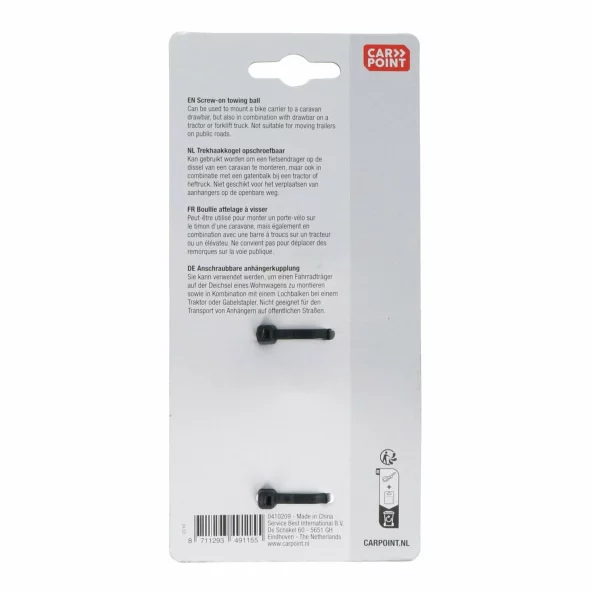 Bila de cuplare remorca, 50mm, Carpoint